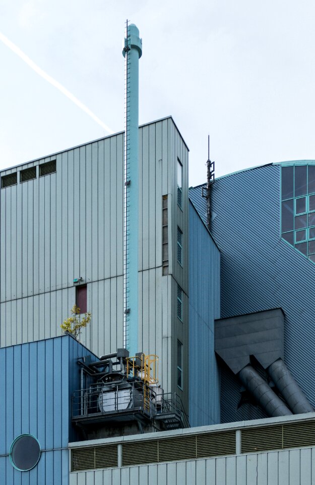 Abandoned industrial building decay