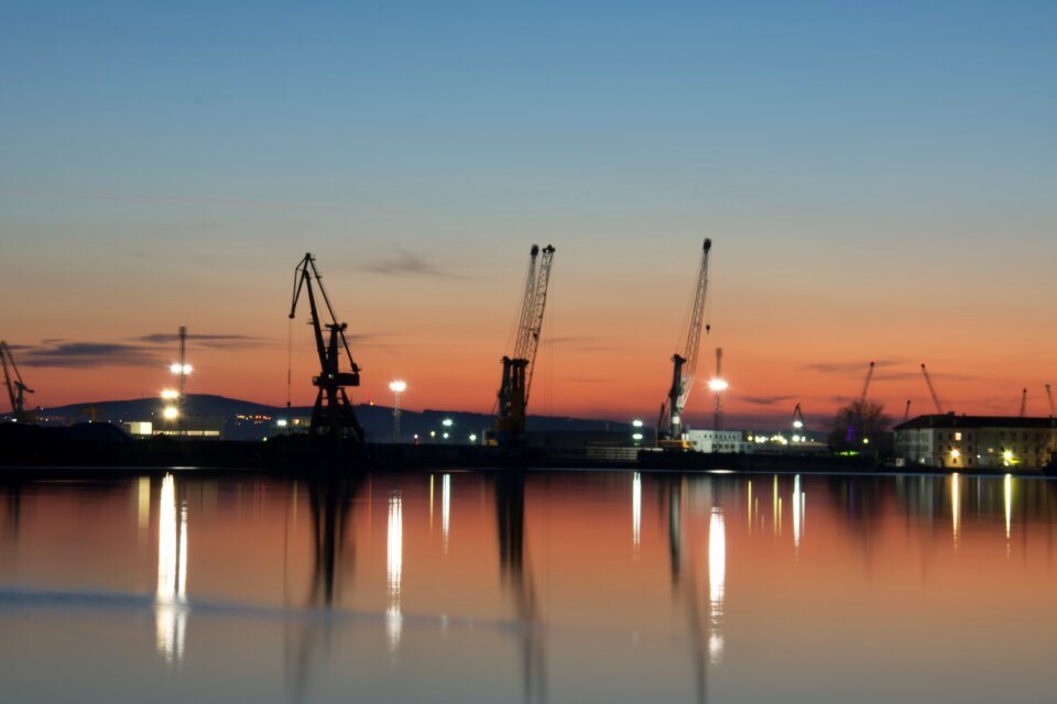 Port burgas bulgaria ocean