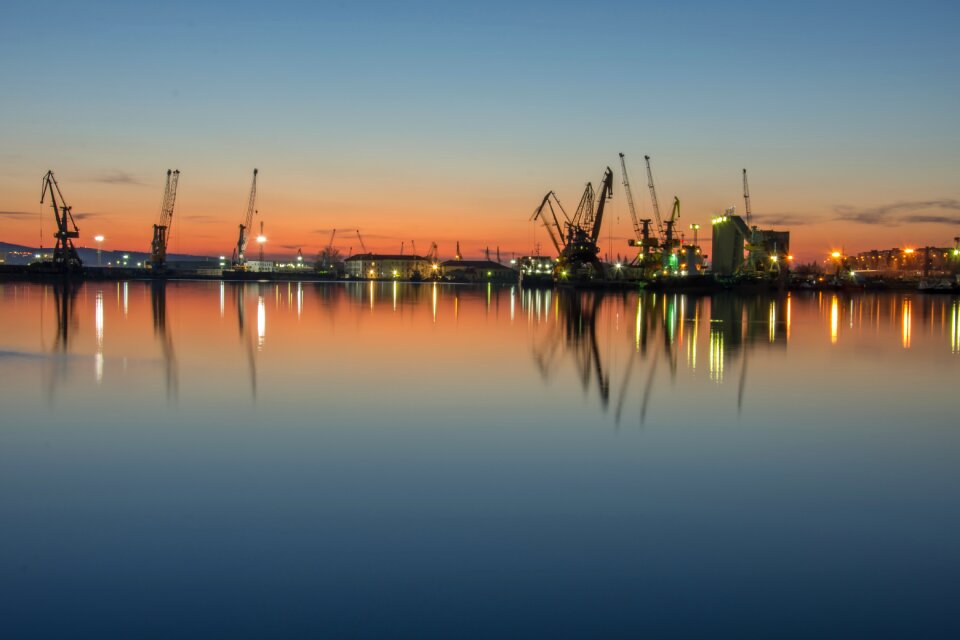 Port burgas bulgaria ocean