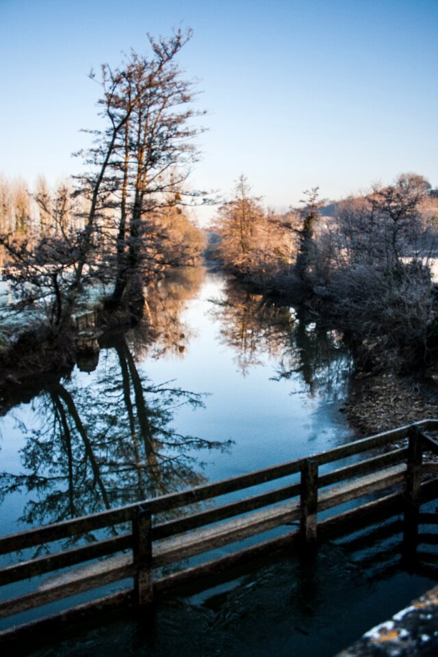 Nature ice water