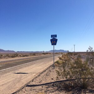 Road route 66 paths
