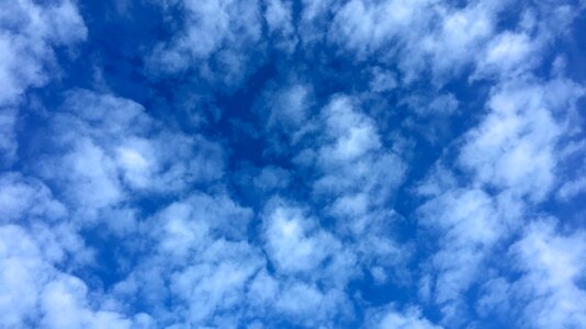 Clouds background blue photo