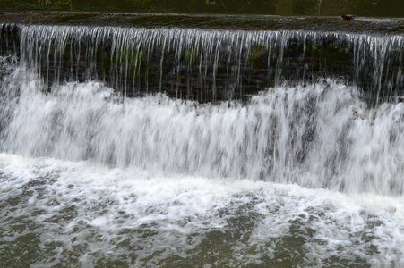 River gray waterfall photo