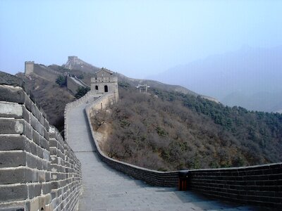 Great wall of china mountain landscapes photo
