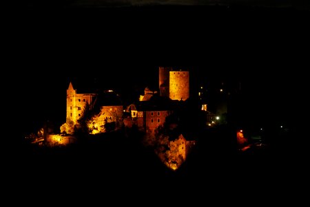 Germany illuminated castle lighting photo