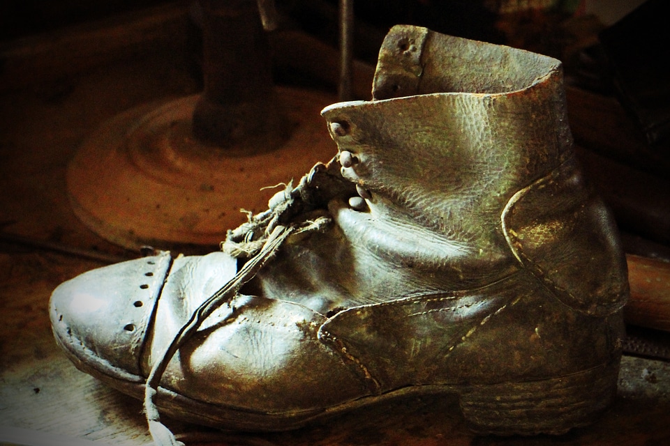 Verloddert leather shoes