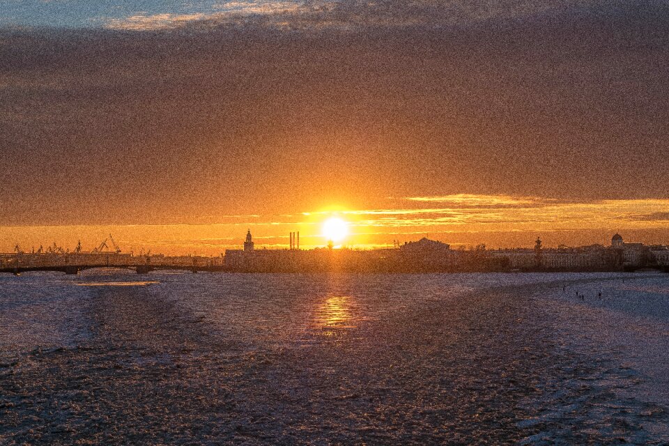 St petersburg sunset beauty