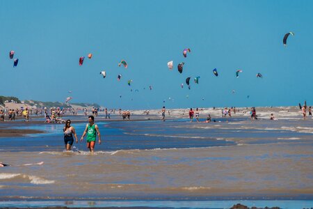 Wind flysurf kiteboarding photo