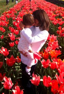 Tulips daughter baby