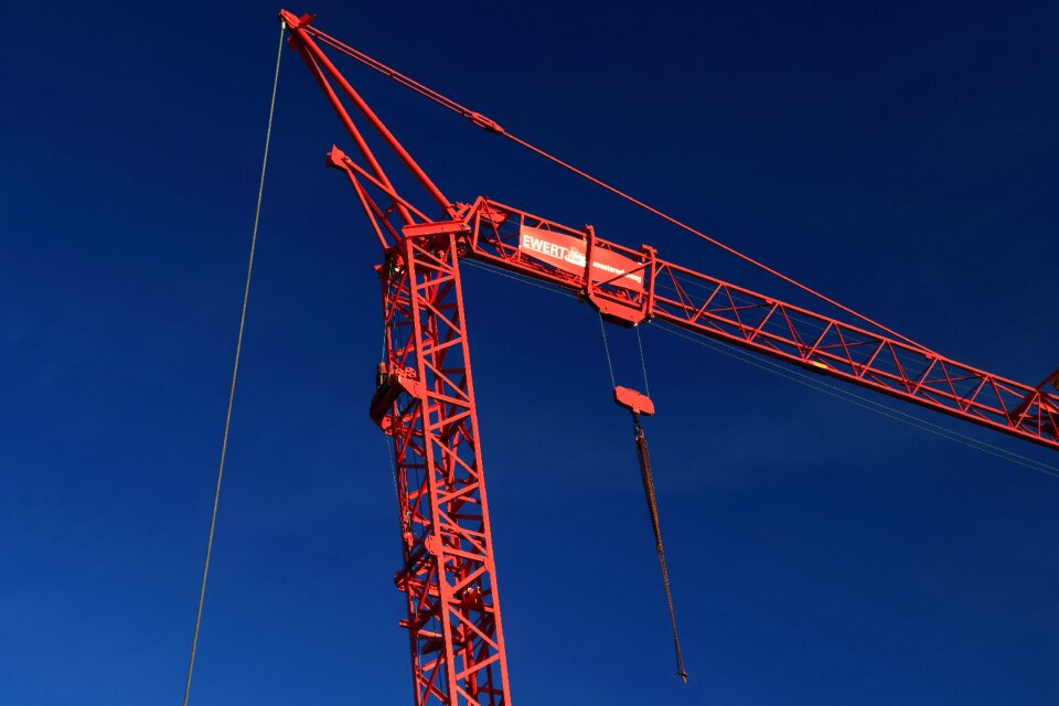 Technology construction work crane boom
