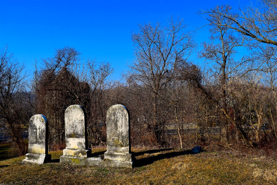 Blue sky graveyard religion