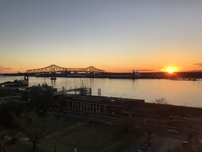 Mississippi river sky photo