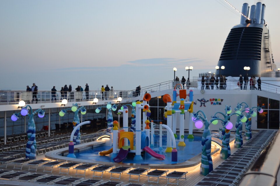 Msc opera pool deck cruise ship