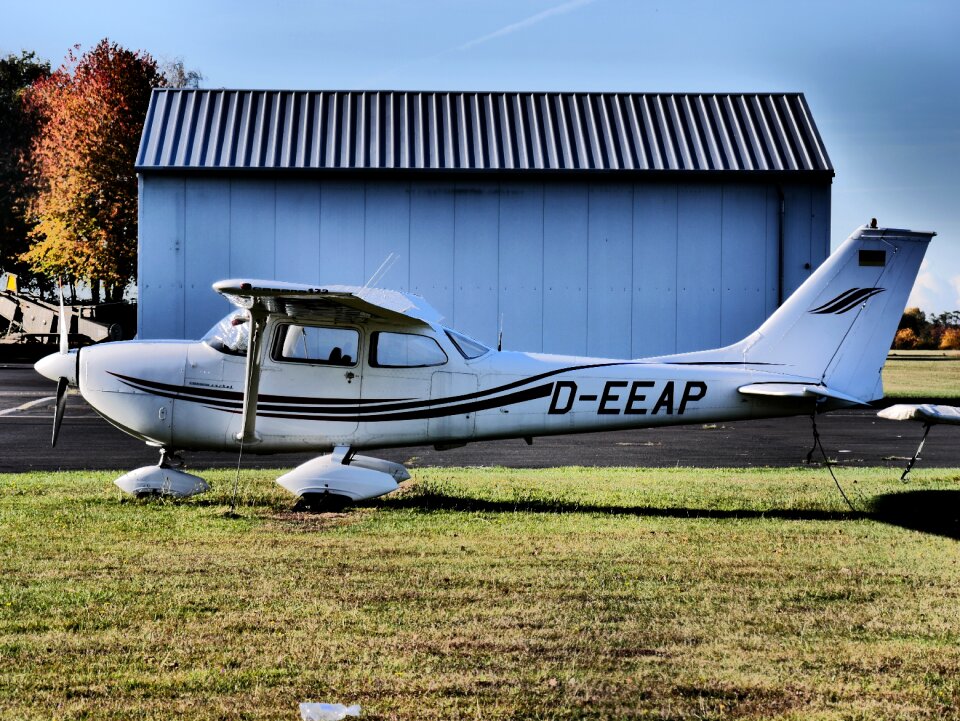 Aviation propeller plane light aircraft