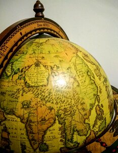 Map antique earth
