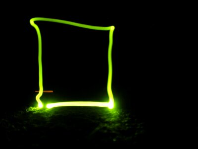 Bright light shape