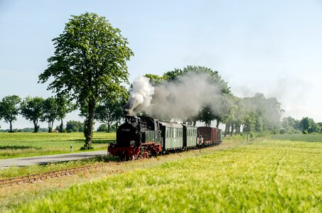 Railway loco nostalgic photo