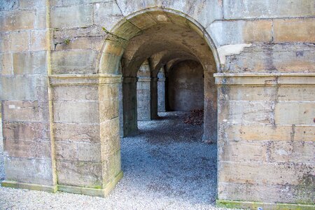 Middle ages stone wall masonry