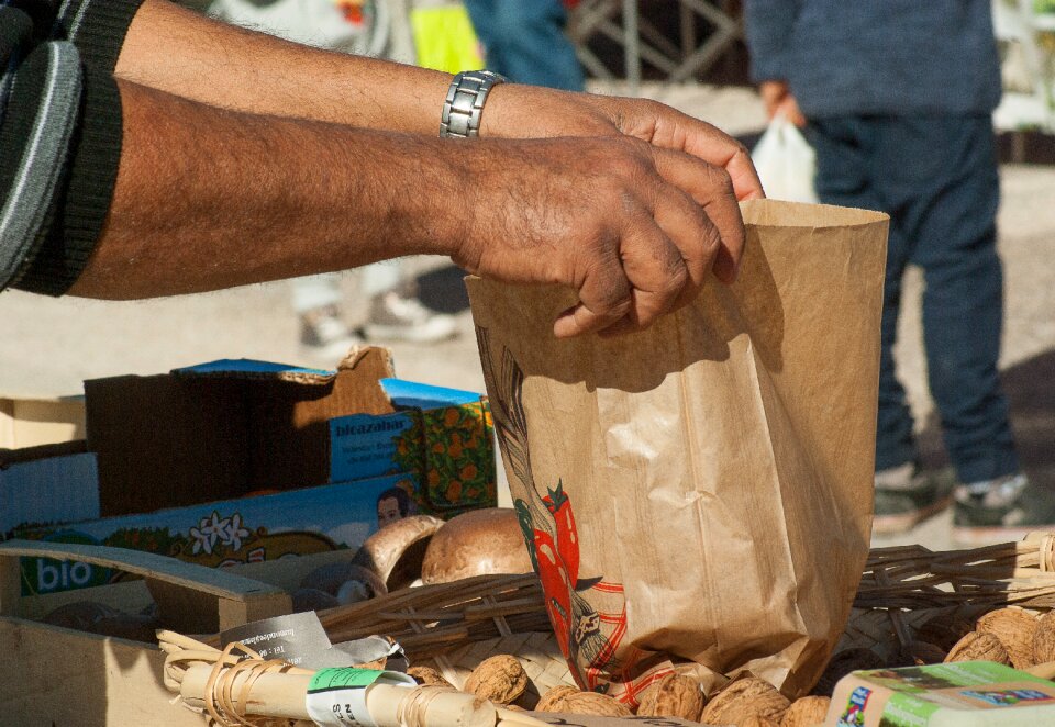 Seller street vendor display