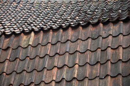 Roofing red pattern