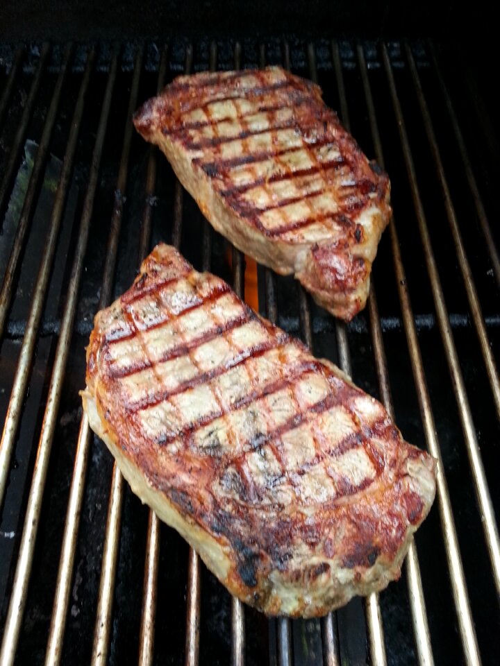 Beef bbq new york strip