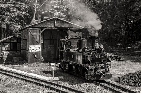 Railway loco nostalgic photo