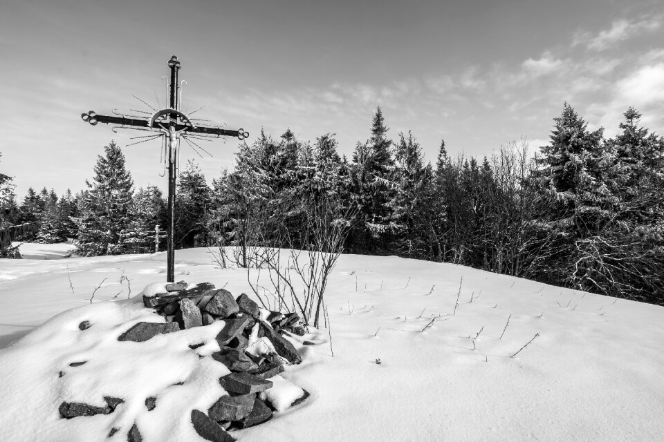 Winter snow christianity