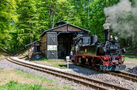 Railway loco nostalgic photo