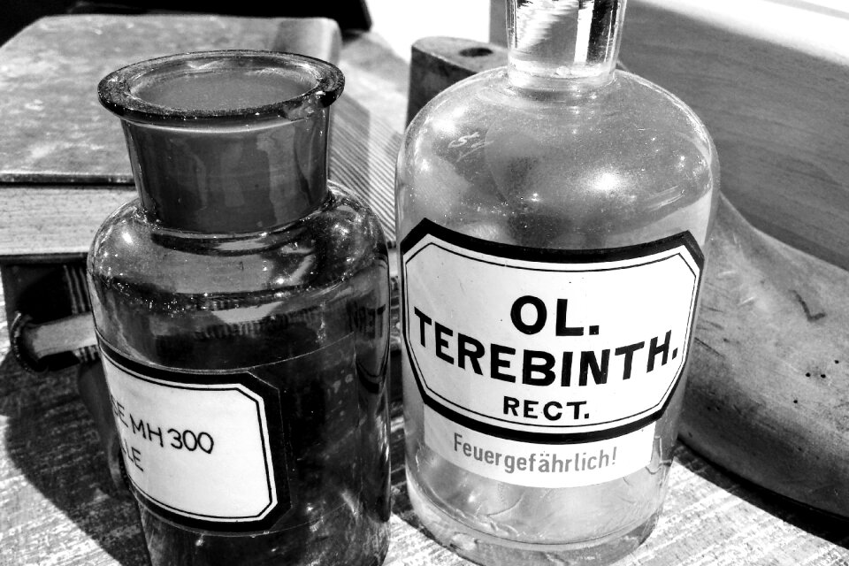 Chemistry old bottle
