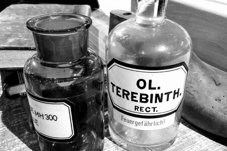 Chemistry old bottle