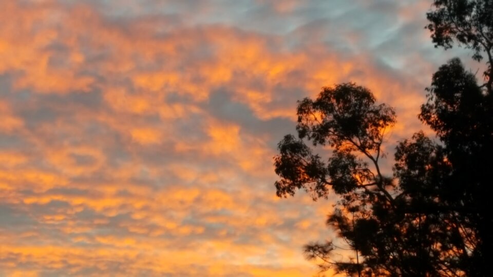 Cloud sunset photo