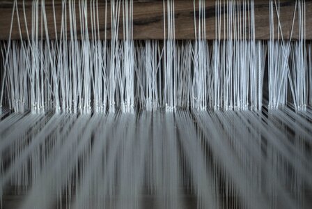 Tissue sewing line