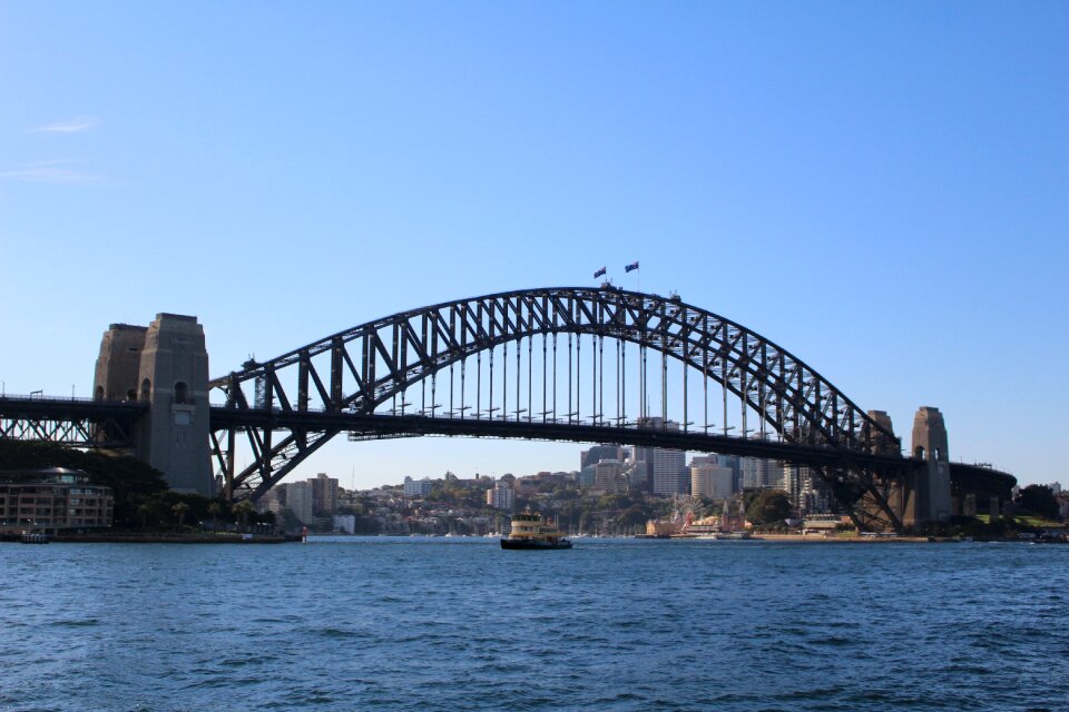 Australia opera house harbour bridge