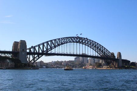 Australia opera house harbour bridge photo