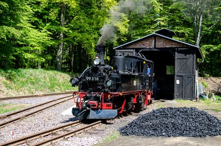 Railway loco nostalgic photo