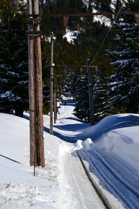 Winter mountain landscape