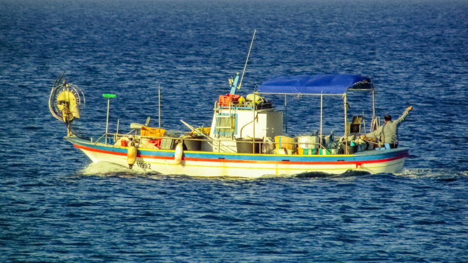 Sea traditional fisherman photo