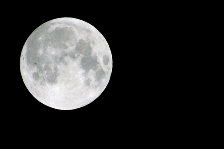 The fullness of the night sky super full moon photo