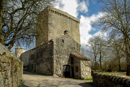 Medieval village lane fortifications