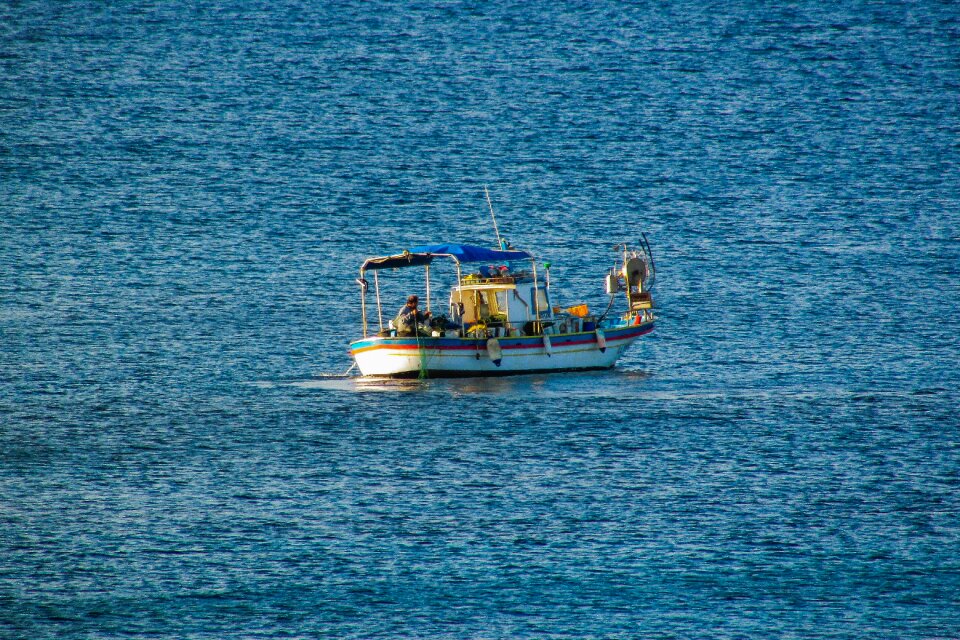 Sea traditional fisherman photo