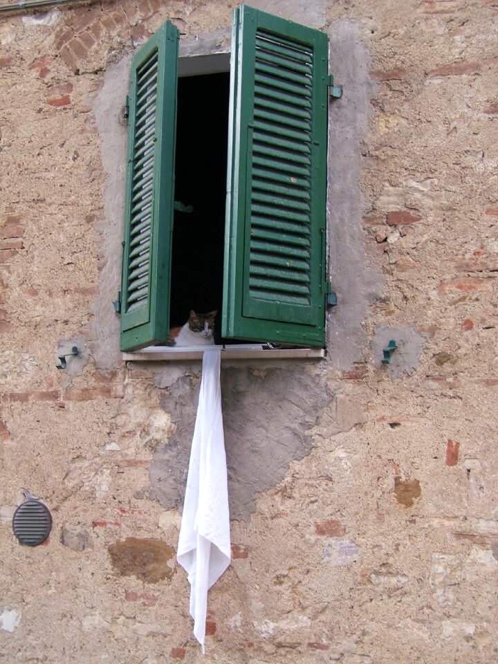 Tuscany facade shutters