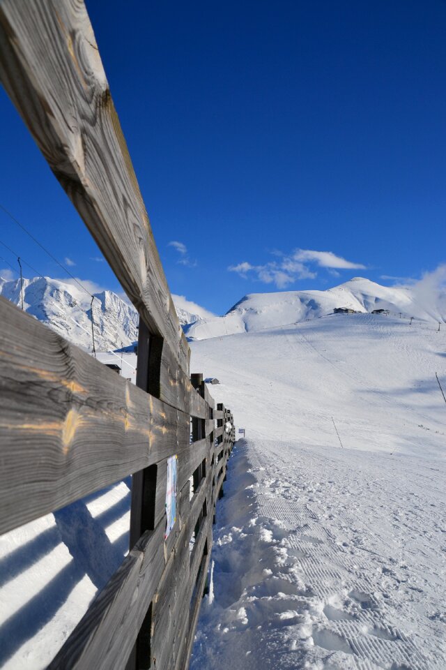 Winter mountain landscape