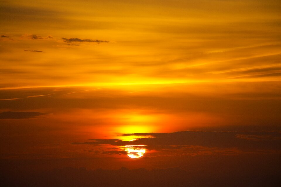Landscape sky lying