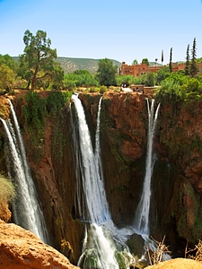 Waterfall landscape wilderness