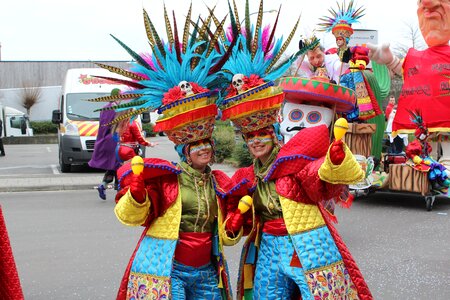 Group parade carnival