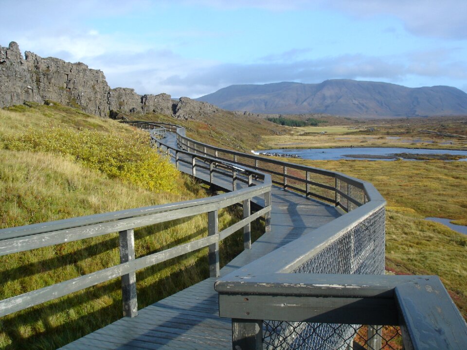 Tourist attraction tectonic plate polar circle