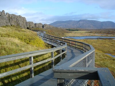 Tourist attraction tectonic plate polar circle