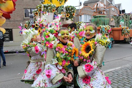 Group parade carnival