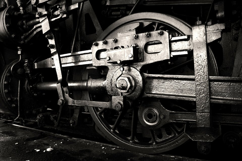 Locomotive rail train