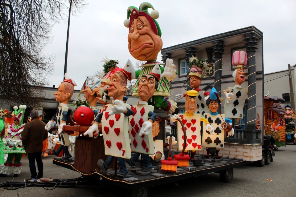 Group parade carnival